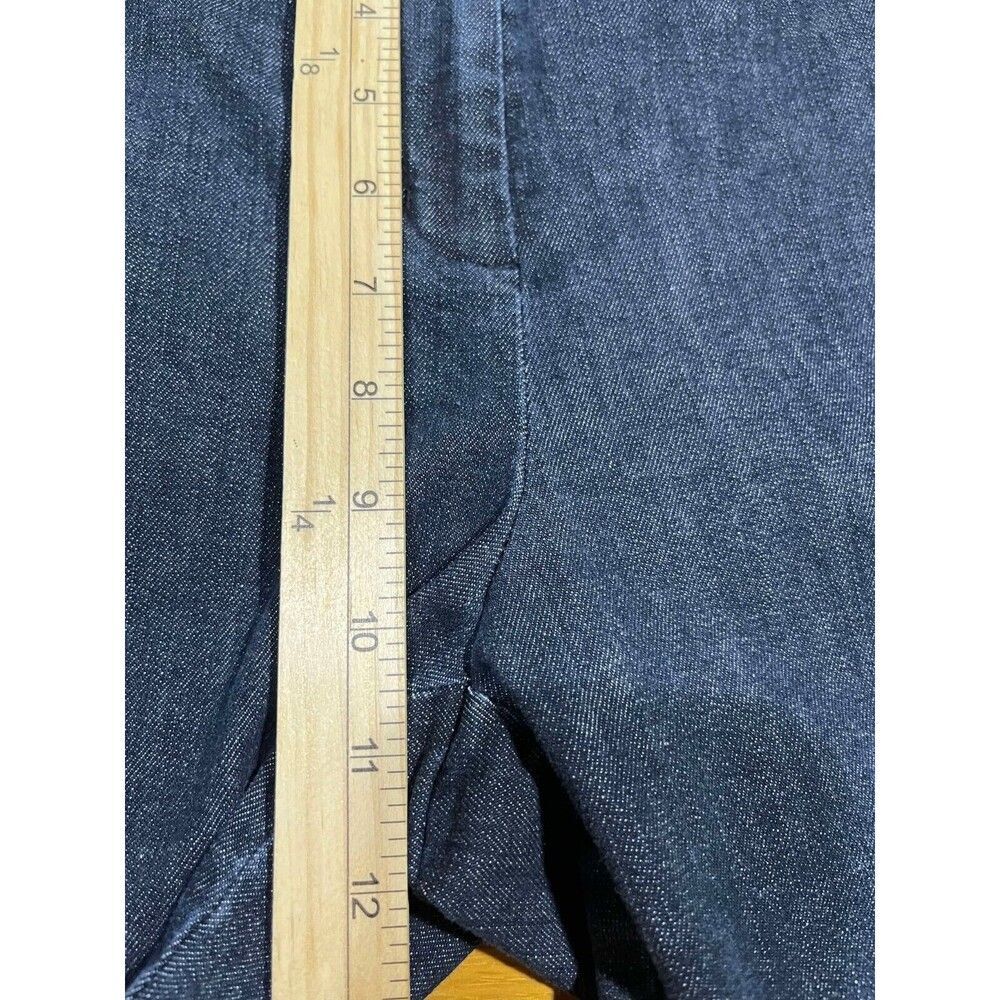 Talbots Capri Jeans Women's Size 10 Dark Wash Stretch Denim Casual Cottagecore - Picture 7 of 8